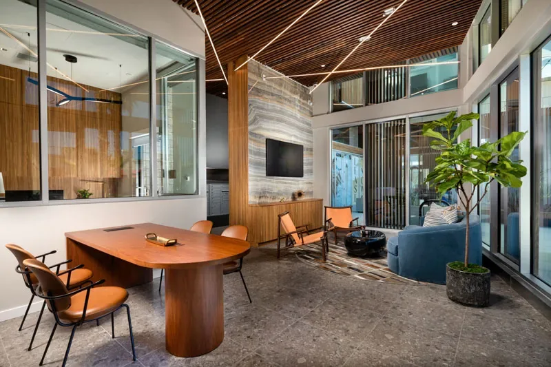 Inviting lobby welcomes you home