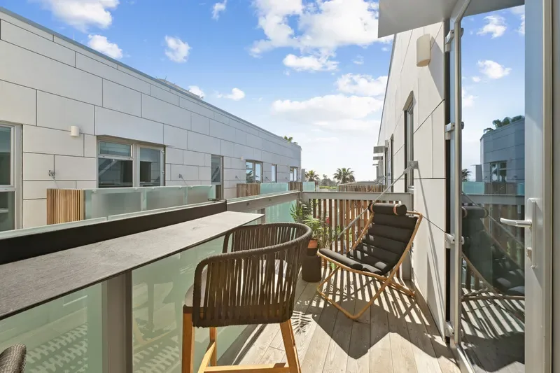 Enjoy the views from your balcony